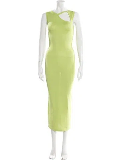 Pre-owned Rta Silk Long Dress W/ Tags In Green