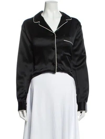 Pre-owned Rta Silk Pajamas In Black