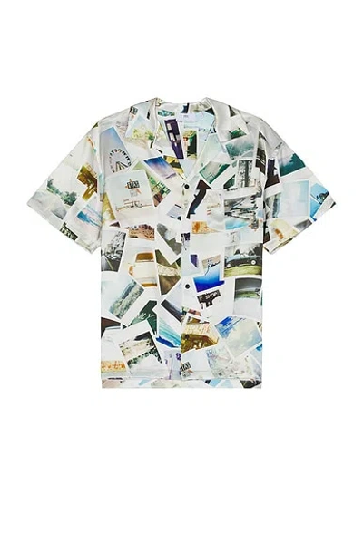 RTA SILK PRINT SHORT SLEEVE SHIRT