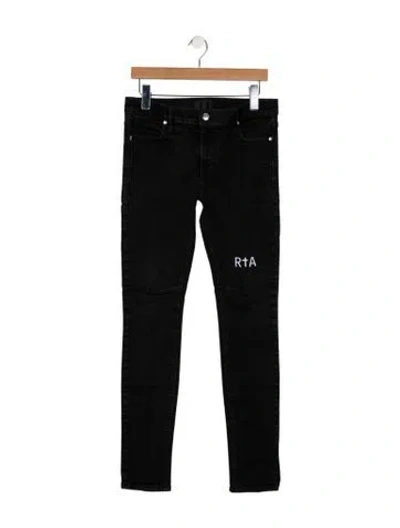 Pre-owned Rta Skinny Jeans In Black