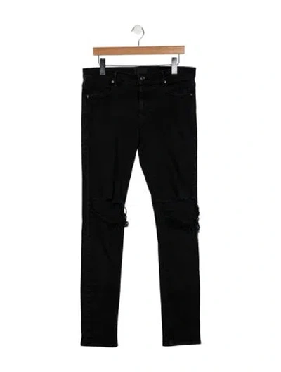 Pre-owned Rta Skinny Jeans In Black