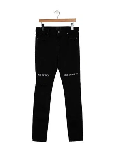 Pre-owned Rta Skinny Jeans In Black
