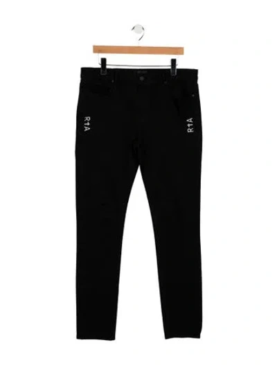 Pre-owned Rta Skinny Jeans In Black