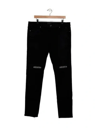 Pre-owned Rta Skinny Jeans In Black