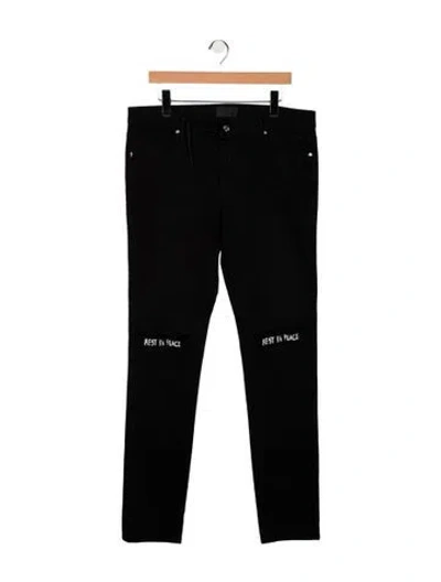 Pre-owned Rta Skinny Jeans In Black