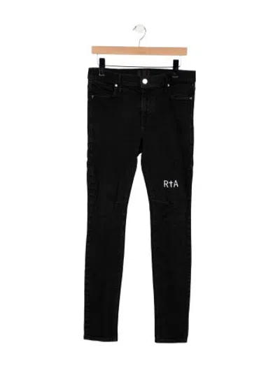 Pre-owned Rta Skinny Jeans In Black