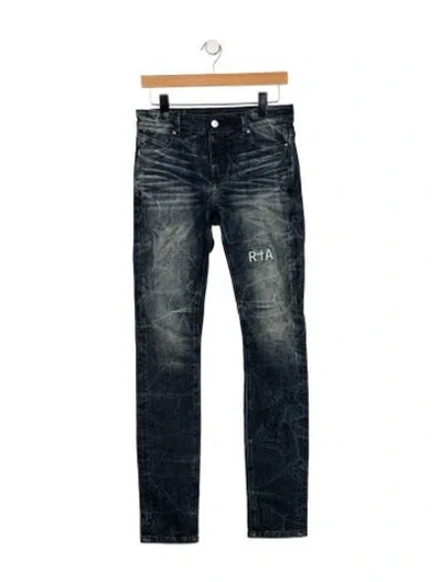 Pre-owned Rta Skinny Jeans In Blue