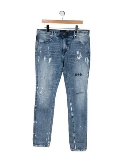 Pre-owned Rta Skinny Jeans In Blue
