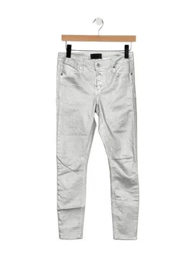 Pre-owned Rta Skinny Leg Pants In Blue