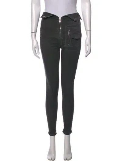 Pre-owned Rta Skinny Leg Pants In Grey