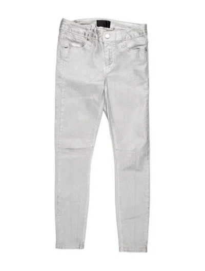 Pre-owned Rta Skinny Leg Pants In Grey