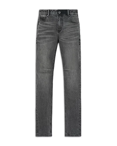 Rta Skinny Whiskered Jeans In Midnight Ash In Black