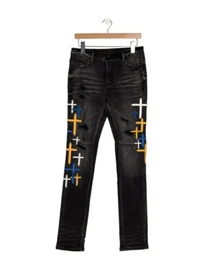 Pre-owned Rta Slim Fit Jeans W/ Tags In Black