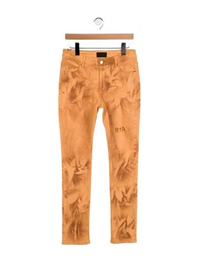 Pre-owned Rta Slim Fit Jeans W/ Tags In Yellow