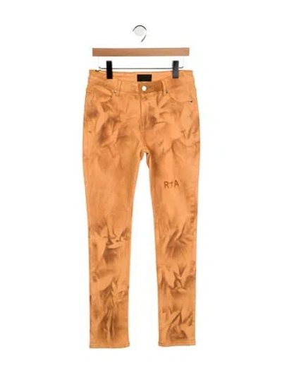 Pre-owned Rta Slim Fit Jeans W/ Tags In Yellow