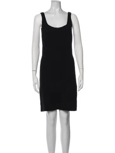 Pre-owned Rta Square Neckline Sweater In Black