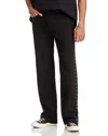 Rta Straight Fit Zed Cross Panel Jeans In Black In Black
