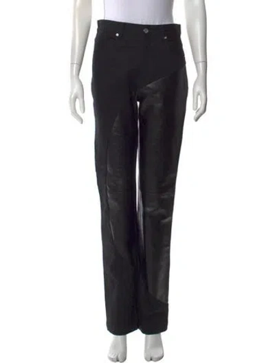 Pre-owned Rta Straight Leg Pants In Black