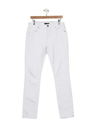 Pre-owned Rta Straight Leg Pants In White