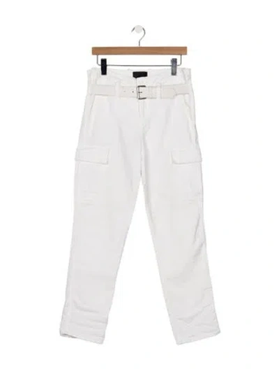 Pre-owned Rta Straight Leg Pants In White