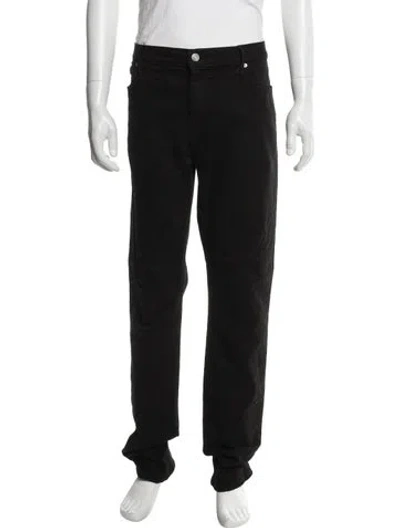 Pre-owned Rta Straight-leg Jeans In Black