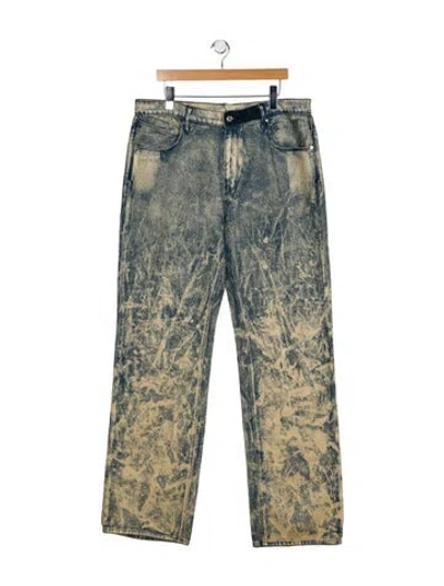 Pre-owned Rta Straight-leg Jeans In Blue