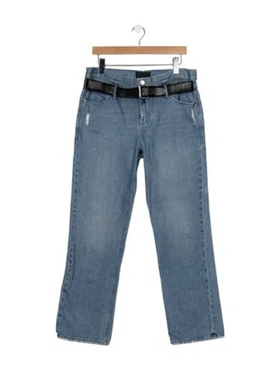Pre-owned Rta Straight-leg Jeans In Blue