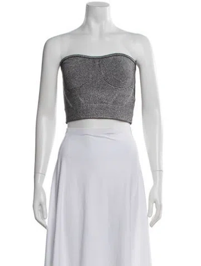 Pre-owned Rta Strapless Crop Top W/ Tags