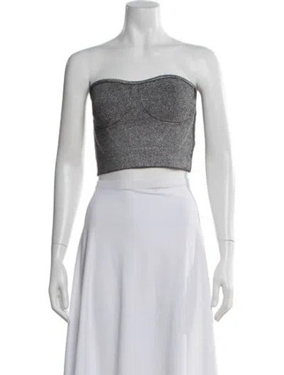 Pre-owned Rta Strapless Crop Top W/ Tags