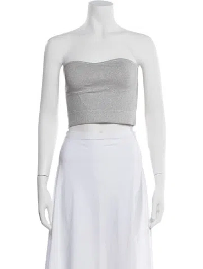 Pre-owned Rta Strapless Crop Top W/ Tags