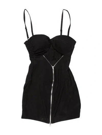 Pre-owned Rta Strapless Mini Dress W/ Tags In Black