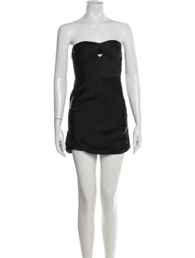 Pre-owned Rta Strapless Mini Dress W/ Tags In Blue