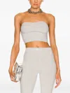 Rta Strapless Top In Gray