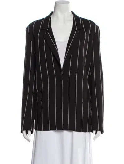 Pre-owned Rta Striped Blazer In Gray