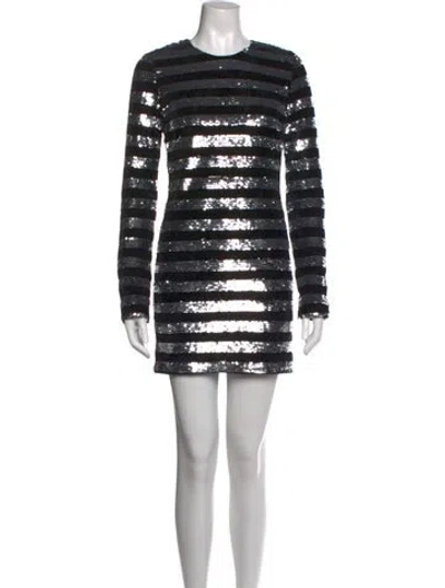 Pre-owned Rta Striped Mini Dress In Multi