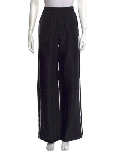 Pre-owned Rta Striped Wide Leg Pants W/ Tags In Black