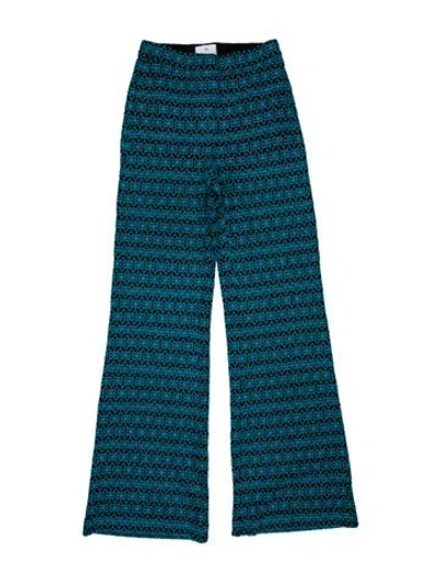 Pre-owned Rta Striped Wide Leg Pants W/ Tags In Blue