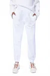 Rta Ele Pant In White Crinkle In White