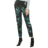 Rta Taja Tropical Print Pant In Blue Black In Green