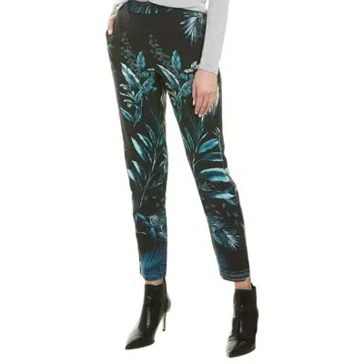 Rta Taja Tropical Print Pant In Blue Black In Green