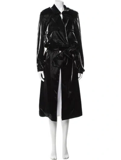 Pre-owned Rta Trench Coat In Black