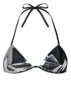 Rta Bralette Top In Metallic