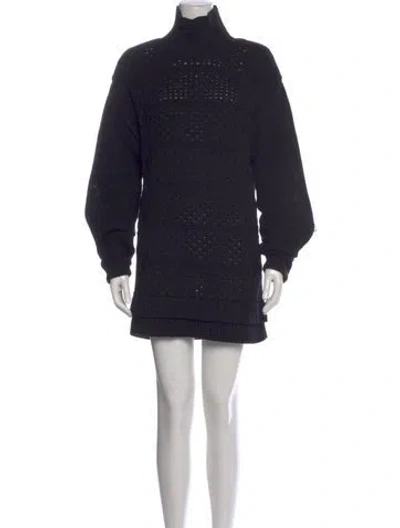 Pre-owned Rta Turtleneck Sweater In Black