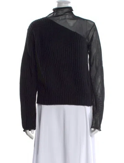 Pre-owned Rta Turtleneck Sweater In Black