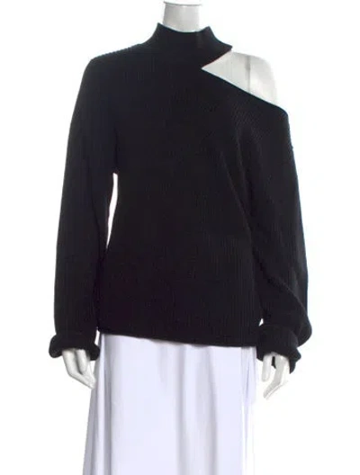 Pre-owned Rta Turtleneck Sweater In Black
