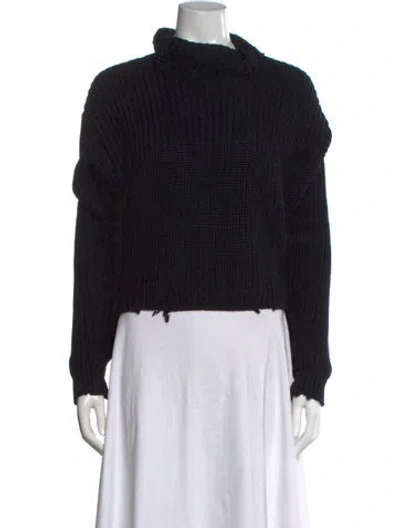 Pre-owned Rta Turtleneck Sweater In Black