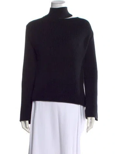 Pre-owned Rta Turtleneck Sweater In Black