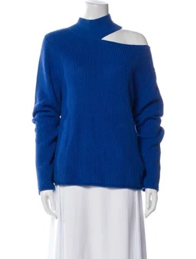 Pre-owned Rta Turtleneck Sweater In Blue