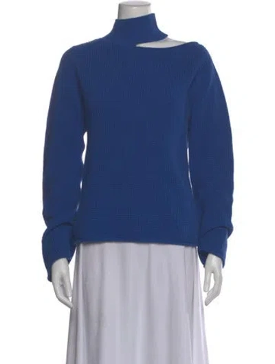 Pre-owned Rta Turtleneck Sweater In Blue