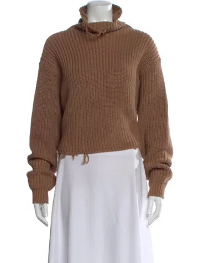 Pre-owned Rta Turtleneck Sweater In Brown